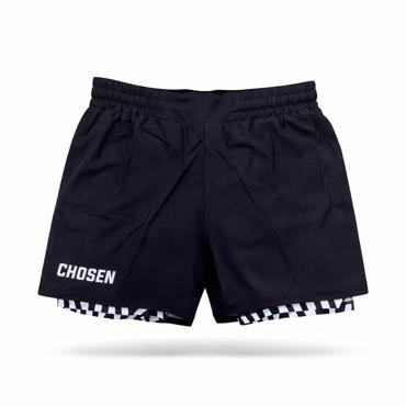 CHOSEN ZEBRA Hybrid Fightshorts - Black